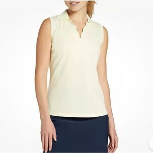 Walter Hagen Golf Yellow Sleeveless Shirt